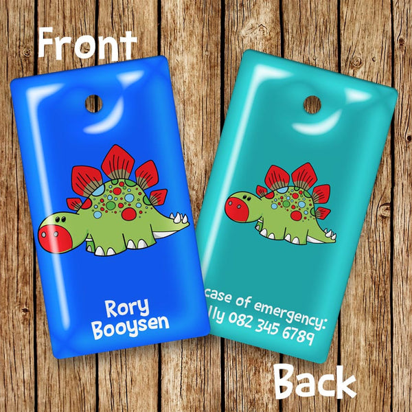 Dino Rectangular Bag Tags - Love my Goodies