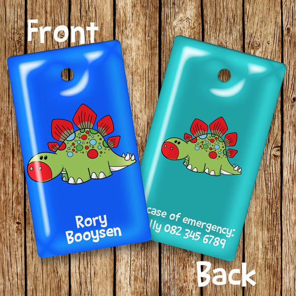 Dino Rectangular Bag Tags - Love my Goodies