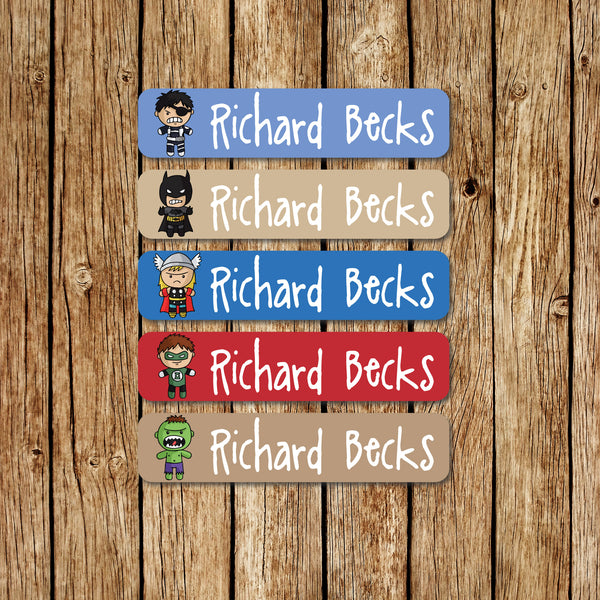 SuperHeroes 2 - Large Name Labels - Love my Goodies