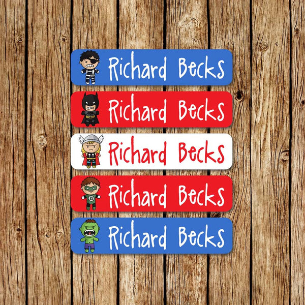 SuperHeroes 2 - Large Name Labels - Love my Goodies