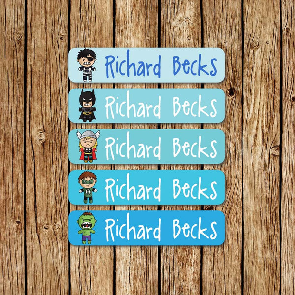 SuperHeroes 2 - Large Name Labels - Love my Goodies