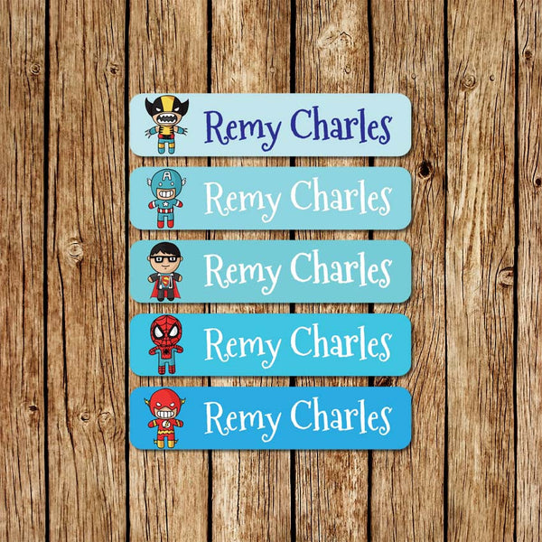 SuperHeroes 1 - Large Name Labels - Love my Goodies