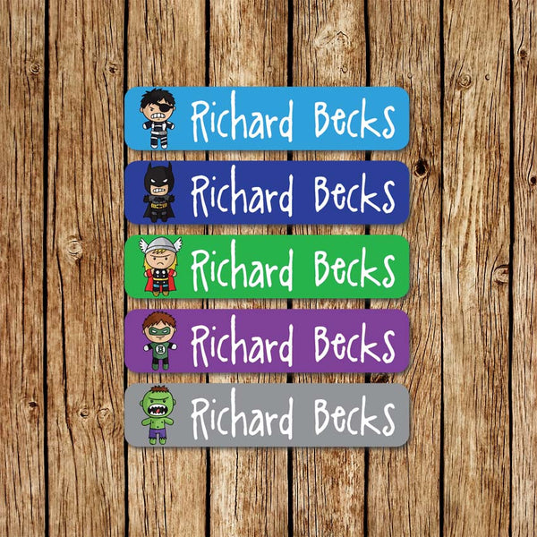 SuperHeroes 2 - Large Name Labels - Love my Goodies
