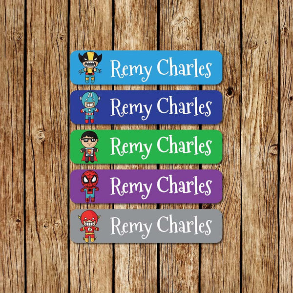 SuperHeroes 1 - Large Name Labels - Love my Goodies