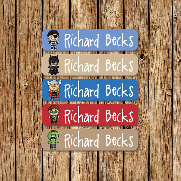 SuperHeroes 2 - Large Name Labels - Love my Goodies