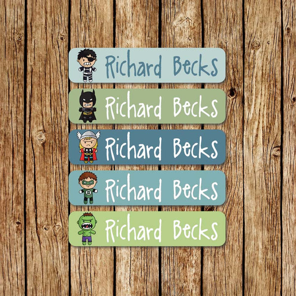 SuperHeroes 2 - Large Name Labels - Love my Goodies