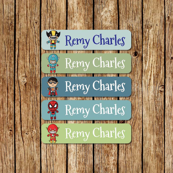 SuperHeroes 1 - Large Name Labels - Love my Goodies