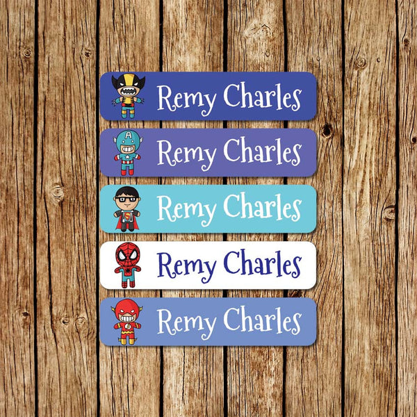SuperHeroes 1 - Large Name Labels - Love my Goodies