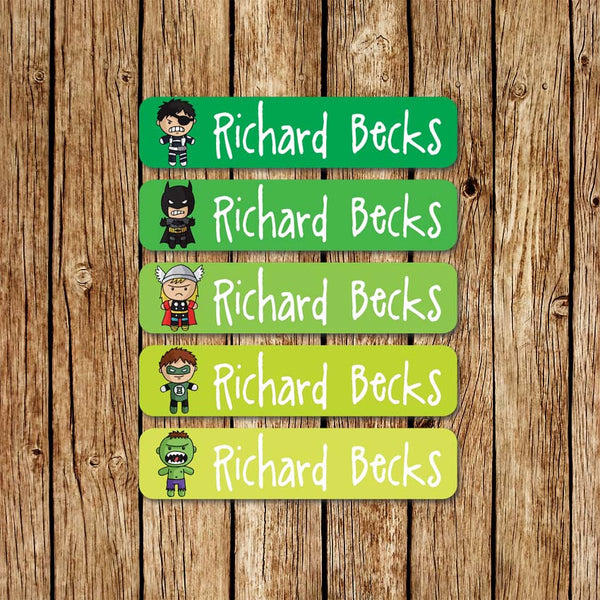 SuperHeroes 2 - Large Name Labels - Love my Goodies