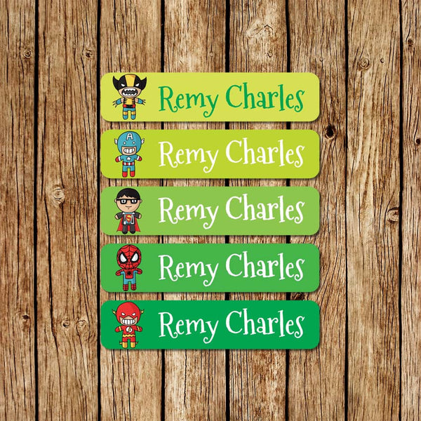 SuperHeroes 1 - Large Name Labels - Love my Goodies