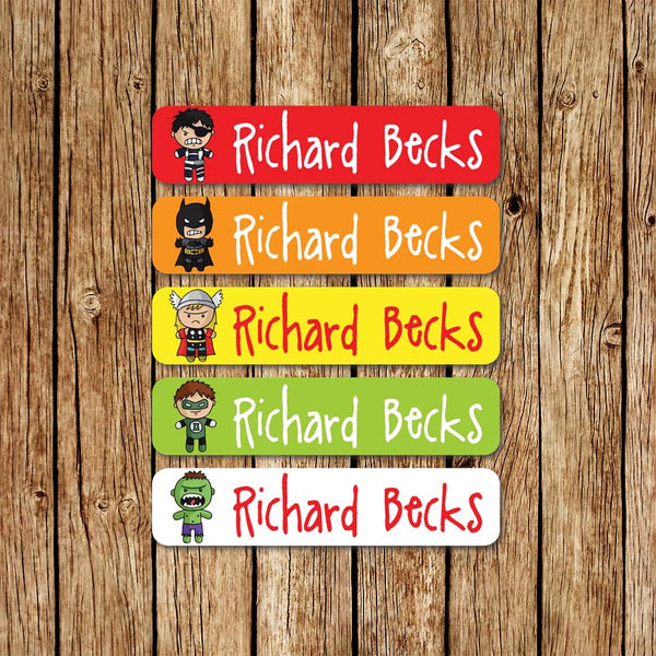 SuperHeroes 2 - Large Name Labels - Love my Goodies