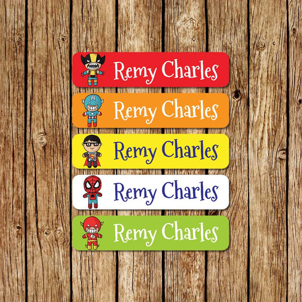 SuperHeroes 1 - Large Name Labels - Love my Goodies