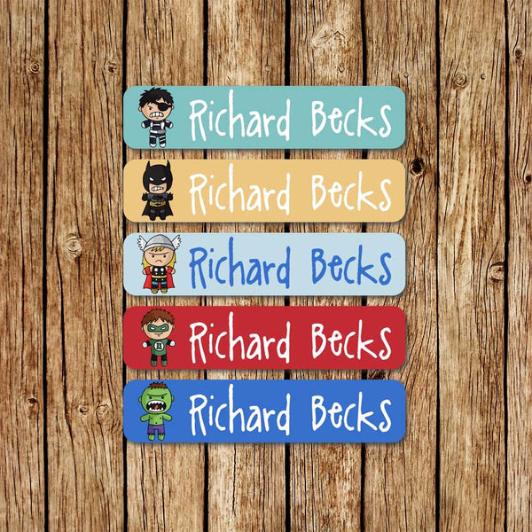 SuperHeroes 2 - Large Name Labels - Love my Goodies
