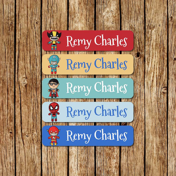 SuperHeroes 1 - Large Name Labels - Love my Goodies