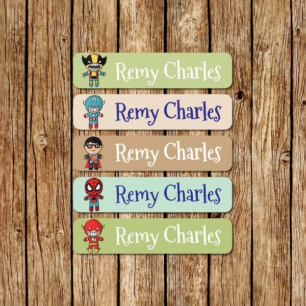 SuperHeroes 1 - Large Name Labels - Love my Goodies