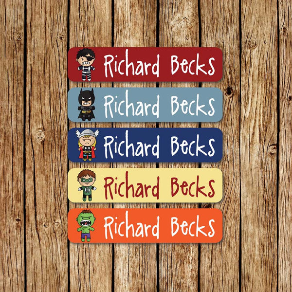 SuperHeroes 2 - Large Name Labels - Love my Goodies