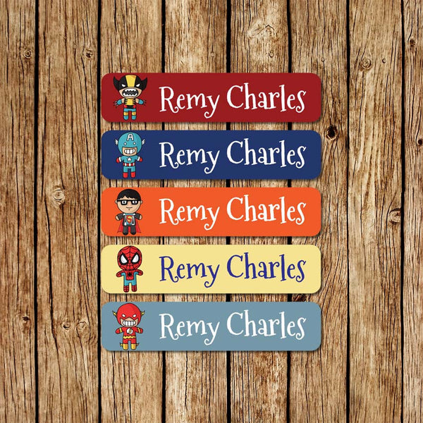 SuperHeroes 1 - Large Name Labels - Love my Goodies