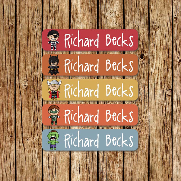 SuperHeroes 2 - Large Name Labels - Love my Goodies