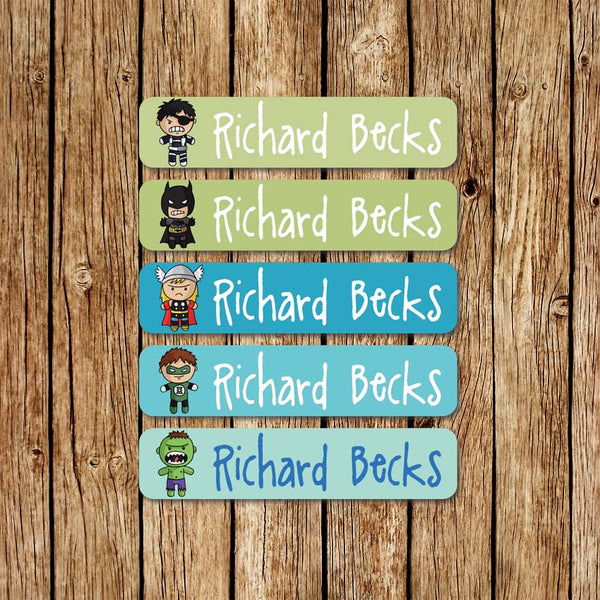 SuperHeroes 2 - Large Name Labels - Love my Goodies