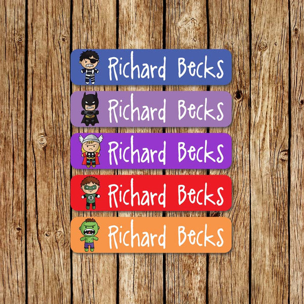 SuperHeroes 2 - Large Name Labels - Love my Goodies