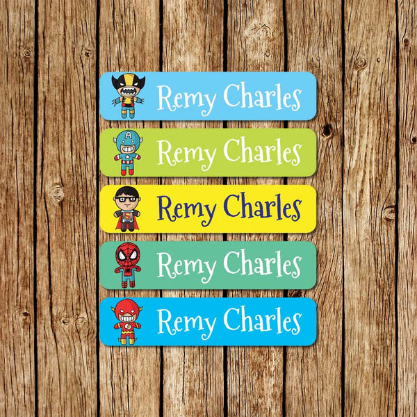 SuperHeroes 1 - Large Name Labels - Love my Goodies
