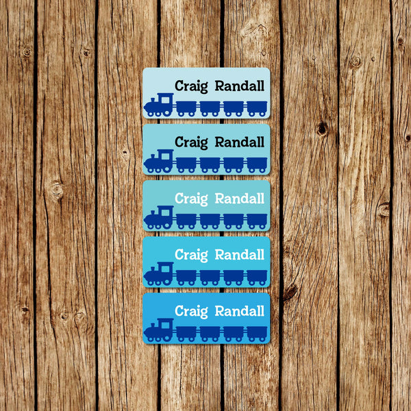 Trains - Small Name Labels - Love my Goodies