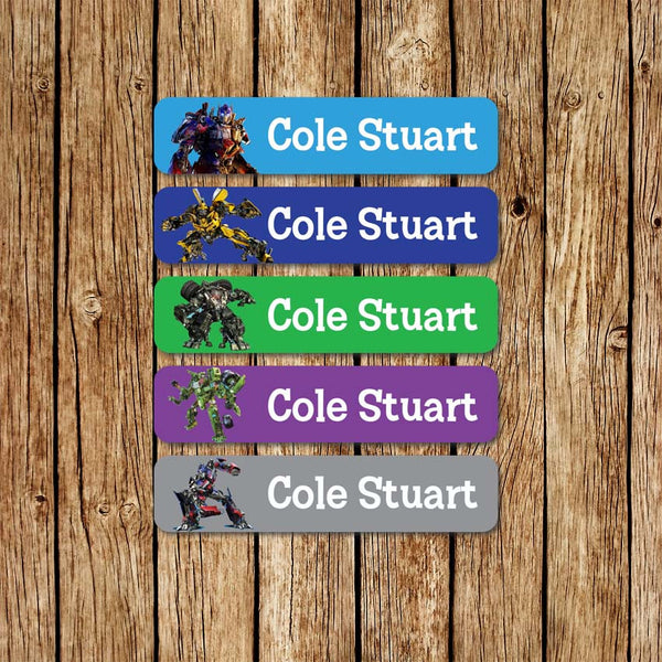 Transformers - Large Name Labels - Love my Goodies