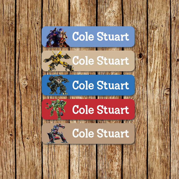 Transformers - Large Name Labels - Love my Goodies