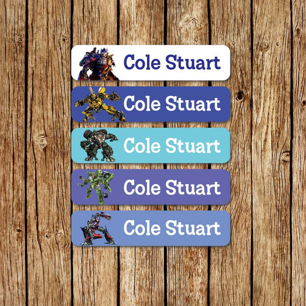 Transformers - Large Name Labels - Love my Goodies