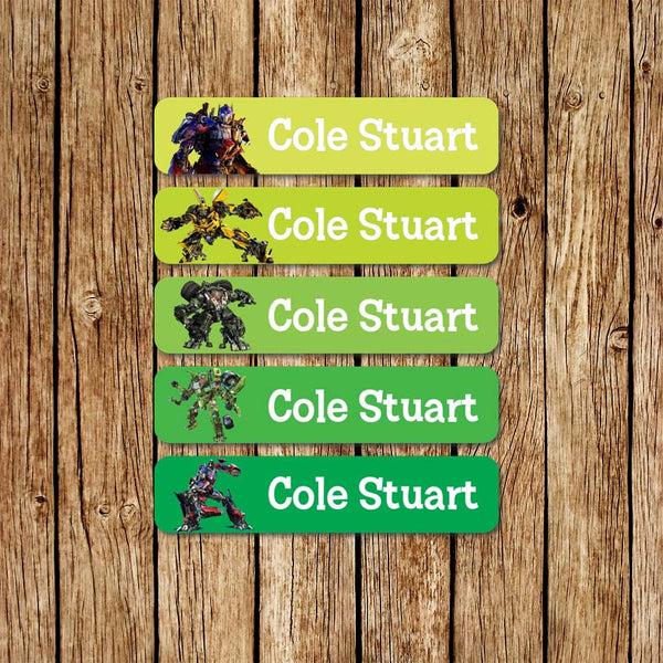 Transformers - Large Name Labels - Love my Goodies