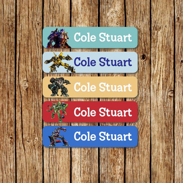 Transformers - Large Name Labels - Love my Goodies