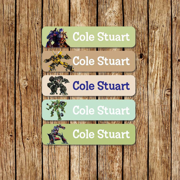 Transformers - Large Name Labels - Love my Goodies
