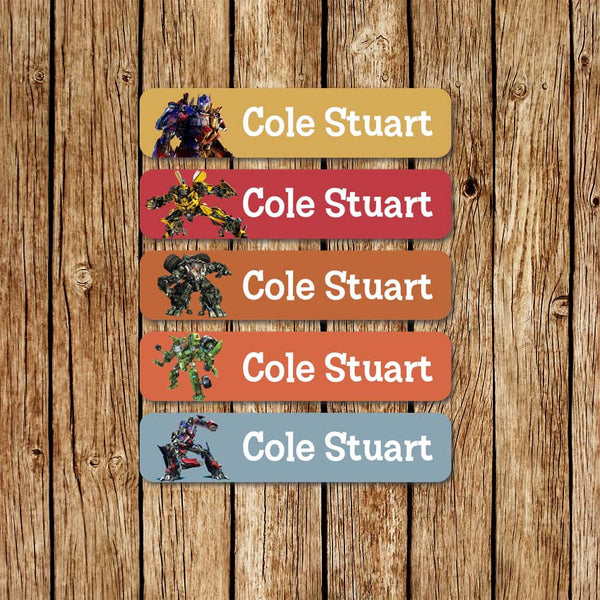 Transformers - Large Name Labels - Love my Goodies