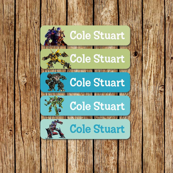 Transformers - Large Name Labels - Love my Goodies