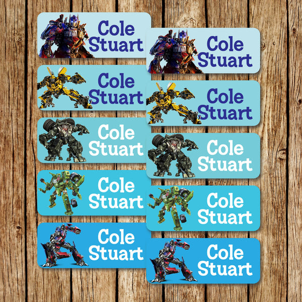 Transformers - Small Name Labels - Love my Goodies