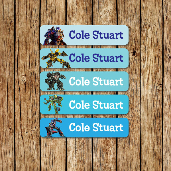 Transformers - Large Name Labels - Love my Goodies