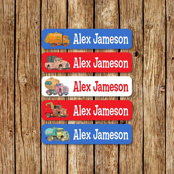 Trucks - Large Name Labels - Love my Goodies