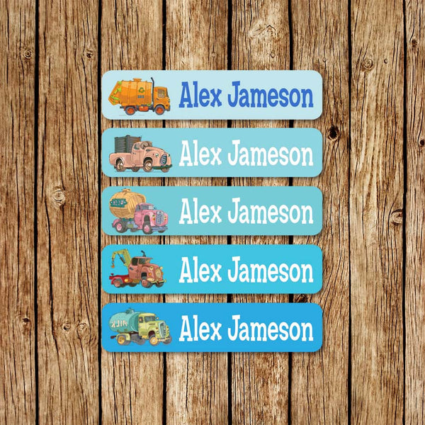 Trucks - Large Name Labels - Love my Goodies