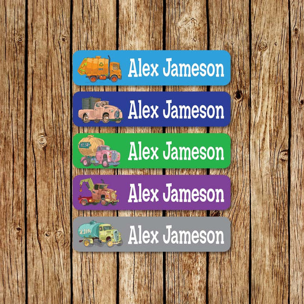 Trucks - Large Name Labels - Love my Goodies