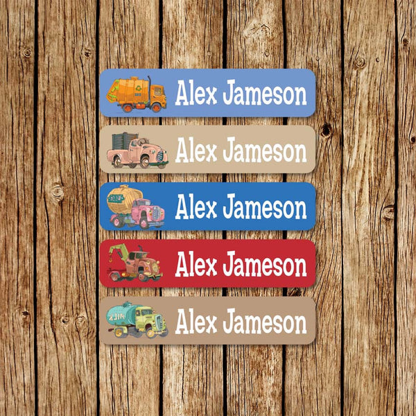 Trucks - Large Name Labels - Love my Goodies