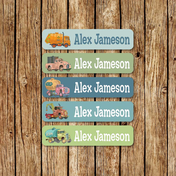 Trucks - Large Name Labels - Love my Goodies