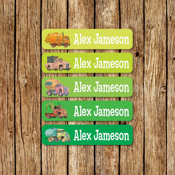 Trucks - Large Name Labels - Love my Goodies