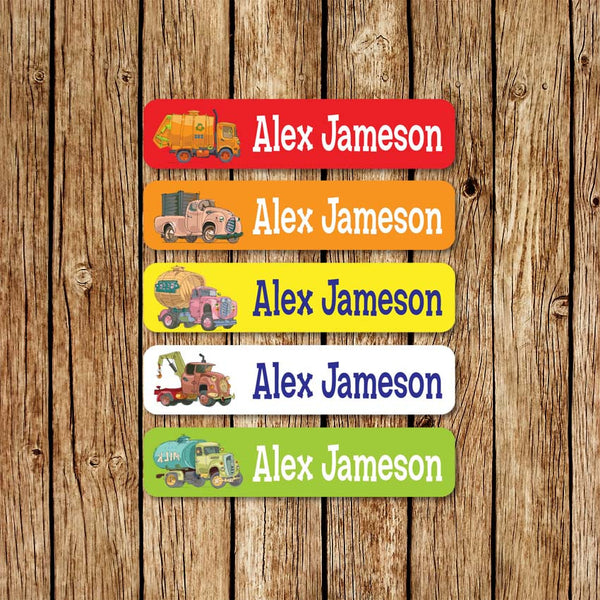 Trucks - Large Name Labels - Love my Goodies