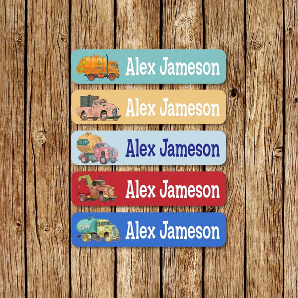 Trucks - Large Name Labels - Love my Goodies