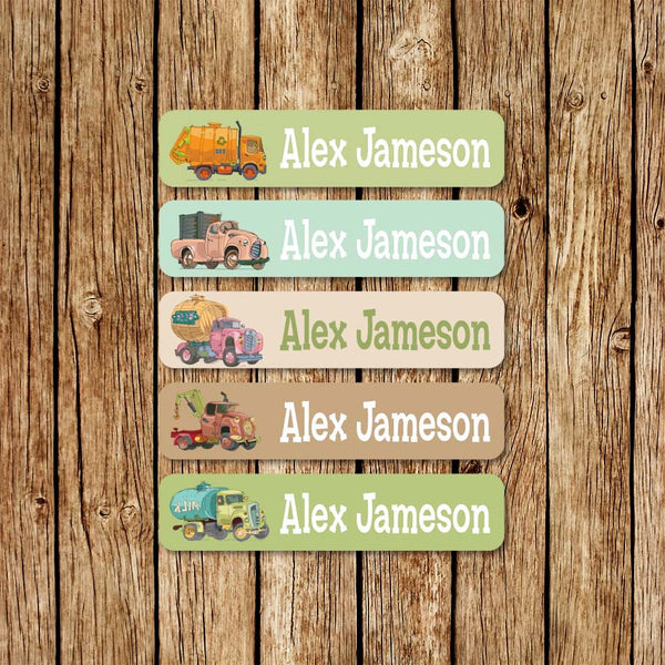 Trucks - Large Name Labels - Love my Goodies