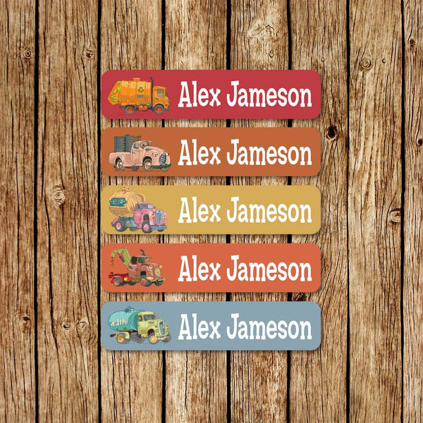 Trucks - Large Name Labels - Love my Goodies