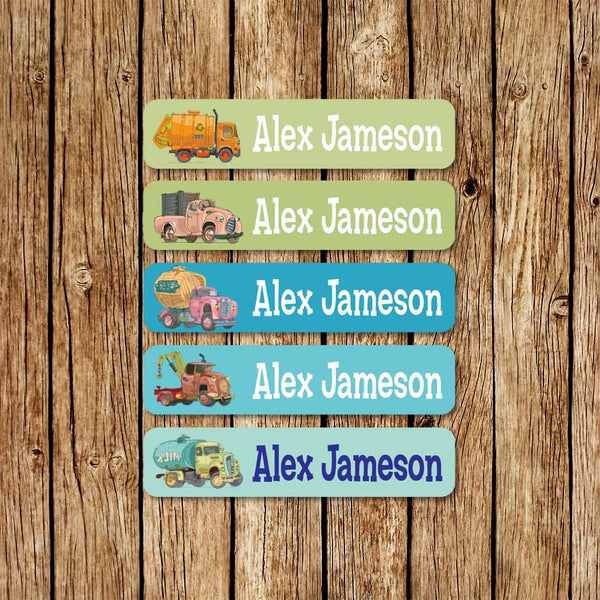Trucks - Large Name Labels - Love my Goodies