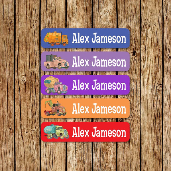Trucks - Large Name Labels - Love my Goodies