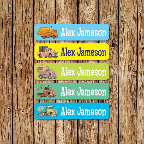 Trucks - Large Name Labels - Love my Goodies