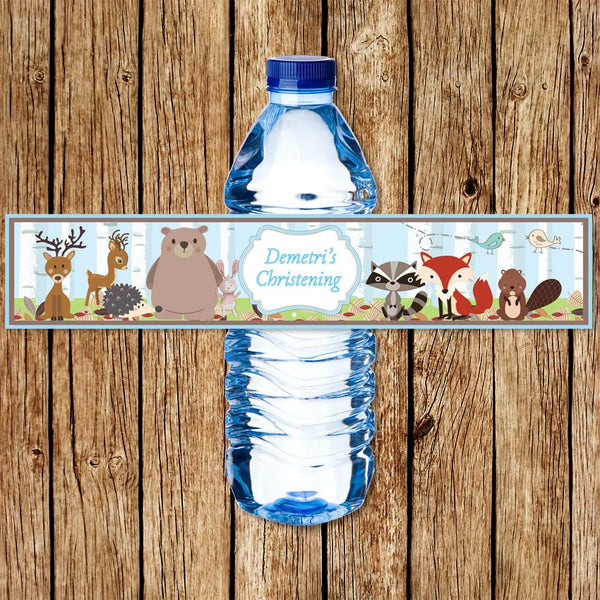 Woodland Water Bottle Wraps - Love my Goodies